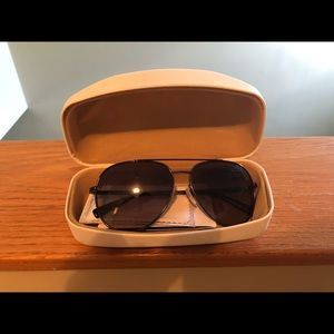 Mens michael kora sunglasses. Navy blue frame